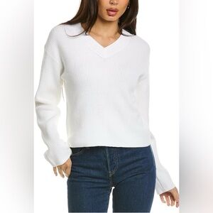 Vince Women’sDrop Shoulder V-Neck pullover Sweater like new xs